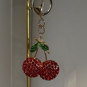 Cherry Crystal Key Holder